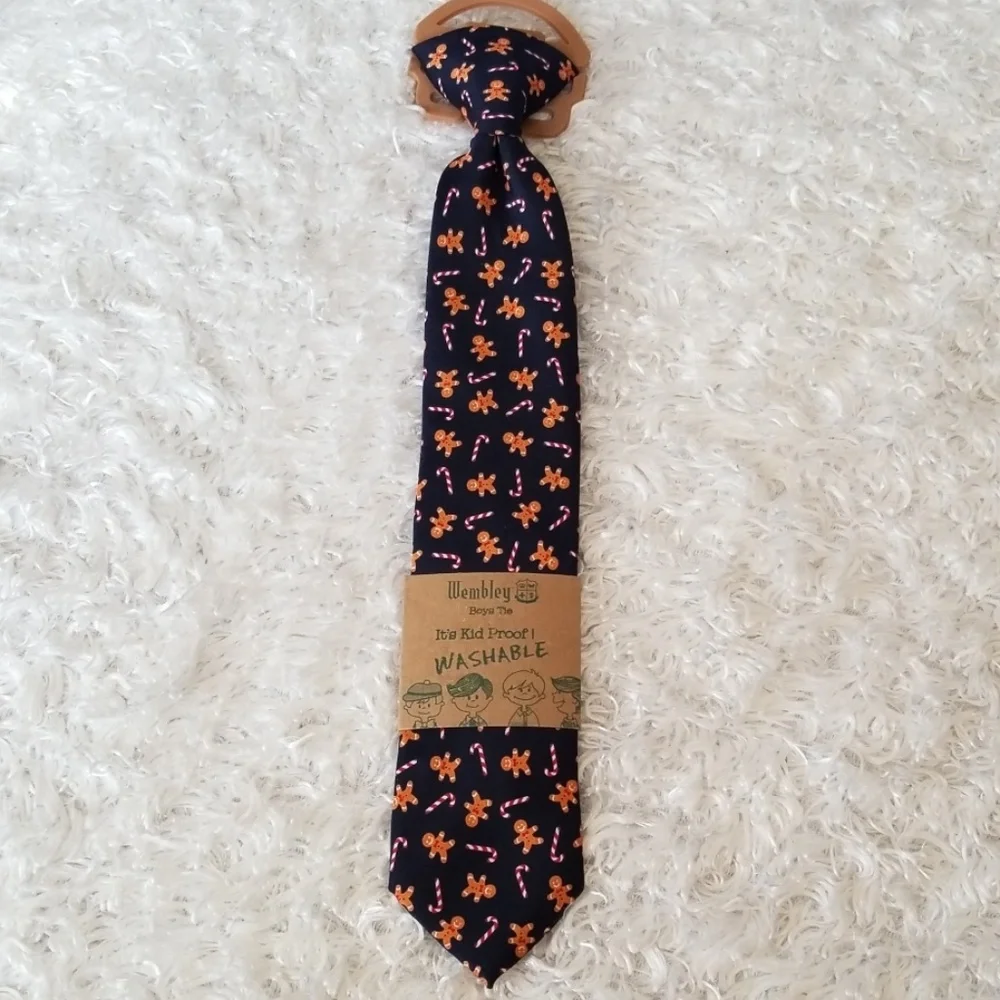 Boy's Holiday Tie Clip on